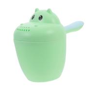 KOCKSHION Baby Bath Rinse Cup Baby Shampoo Cup Hippo Shaped Made of Sturdy Pp Easy to Hold Design and Comfortable Using Experience, Cute and Adorable for Newborn Bathing and Hair Washing