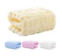 KOCKSHION Baby Washcloths Protect Sensitive Skin 4pcs Cotton Highly Absorbent Six-Layer Baby Towels Soft Cloth Wipes for Newborns and Infant Care