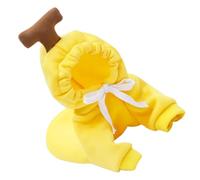 KOCKSHION Banana Comfortable Polyester for Skin-friendly with Material Dog Hoodie and Soft Wear Experience Stylish Autumn and Winter Puppies Small Dogs Outdoor Activity and Cold Days