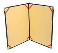 KOCKSHION Blue Portfolio Folder Document Organizer for Receipts and Recipes with Paper and Iron Material, Reasonable Structure for Filing Products and Office Folder Holder
