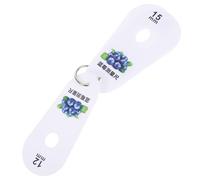 KOCKSHION Blueberry Measurement Caliper 12-22mm Diameter Fruit Size Measuring Tool for Fresh Berries Grading 5-hole Linked Gauge Ruler