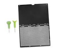 KOCKSHION Braille Writing Board Rows with Braille Stylus Portable Fingerboard Learning Tool for Accessible Writing and Communication