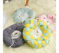 KOCKSHION Breathable Grey Cat Elizabethan Collar M Size, Soft Anti-lick Pet Collar, Skin-friendly Protective Cat Shield for Post-surgery and Healing