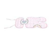 KOCKSHION Breathable Ice Silk Latex Baby Seat Liner Washable Cooling Mat for Prams Pushchairs and Car Seats Skin-Friendly and Absorbent Random Colour