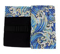 KOCKSHION Capacity Japanese Style Printed Pencil Roll up Bag Pen Wrap Case Multiple Slots for School Office and Art Supplies Protects Pencils from Scratches and Breakage Space-Saving Design