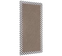 KOCKSHION Cardboard Cat Scratch Pad for Cats and Kittens, Safe to Play Corrugated Paper Scratching Board with Checkerboard Design, Indoor Floor Accessory to Bad Mood