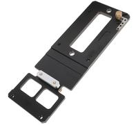 KOCKSHION Circular Saw Guide Rail Easy to Install and Anti-tilt 260mm with Right Angle Square Stop, CNC Milled Aluminum Alloy and Copper Compatible with Popular Track Saw Systems