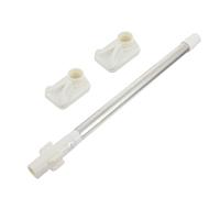 KOCKSHION Clothes Drying Rod Curtain Rod Telescopic Range 50cm-80cm Stainless Steel Abs Multi-purpose Freely Extended Creative Adjustable Telescopic Design for Bathroom Use