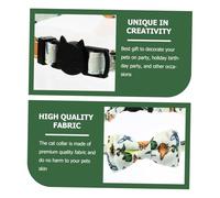 KOCKSHION Colorful Pet Bowtie Cat Collar Bell, Adjustable Kitten Neckchain for Small Cats, Lightweight Dinosaur Pattern Necklace for Daily Wear