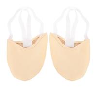 KOCKSHION Contemporary Dance Shoes Breathable Pu Synthetic Leather and Non-Slip Design Lightweight Half Soles Dance Shoes for Ballet Golden Colour for Indoor Around The House Use