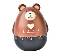 KOCKSHION Cute Kitchen Timer Bear Shape Large Lcd Digital Display Adorable Fruit-shape Timer for Cooking Meetings Teaching Games for Friends Family