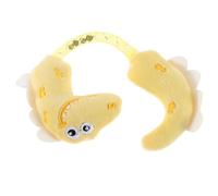 KOCKSHION Dinosaur-shaped Cat Chew for Indoor Cats and Kittens, Interactive Bite-resistant Plush with Gall and Polyester Material, for Teeth Cleaning Activity Games and Claw Care