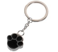 KOCKSHION Dog Paw Print Urn Pendant Stainless Steel Silver Minimalist Style Lightweight Ash Keychain with Unscrewable Lid for Pet Memorial and Remembering Pets