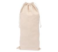 KOCKSHION Drawstring Bread Storage Bag Reusable Bread Bag 19.26X9.43X0.08Inch Cotton Easy to Clean for Home Kitchen Storage