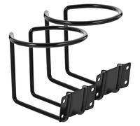 KOCKSHION Drink Cup Holder with Multi-functional Design and Sturdy Construction 2pcs Black Iron Suitable for Beverage Storage for Boat and Yacht on Marine and Ship Use