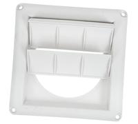 KOCKSHION Dryer Vent Cover Shutter Design for Maximum Exhaust Outdoor Wall Vent for Air Conditioner and Dryer Prevents Rain and Animals from Entering