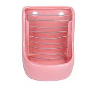 KOCKSHION Fixable Ceramic Food Bowl Convenient to Fill Food with Anti-turning and Anti-bite Features Suitable for Rabbits and Chinchillas, for Families with Small Pets