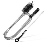 KOCKSHION Flexible Drain Unblocker Brush Set with Spring Tube Cleaning Brush and Sink Cleaner, Double-Ended Drain Cleaning Tool for Kitchen, Bathroom, and Hose Pipes