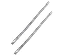 KOCKSHION Flexible Gooseneck Metal Hose 300mm Replacement Led Light Pole Adjustable Soft Tube for Diy Clip-on Spotlight 2pcs Set Suitable for Reading Lamp and Accent Lighting