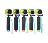 KOCKSHION Floating Yellow Action Camera Grip Handle with Compact Rubber Body and Adjustable Wrist Strap, Underwater Diving Stick Accessory for Secure Photography