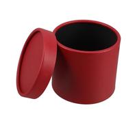 KOCKSHION Flower Boxes for Floral Arrangements Elegant Round Present Boxes with Lids for Valentine's Day Mother's Day Red Bouquet Packaging