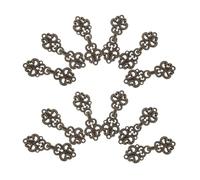 KOCKSHION Frog Closures Easy Application Versatile Use Vintage Chinese Style 20 Pairs Alloy Metal Cheongsam Buttons in Modern Fashion and Sewing for Clothing for Sweaters and Shawls