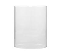 KOCKSHION Glass Serving Bowl Double-Ended Hollow Cylinder, 8cm Diameter X 9.5cm Height, Glass Fruit Salad Bowl for Restaurant and Home Tableware