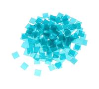 KOCKSHION Glass Tiles Pieces for Crafts DIY Jewelry Frames Coasters Art Material Decoration Durable Water Resistant Mosaic Squares for Home Decor and Creative Projects