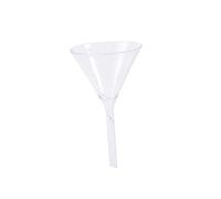 KOCKSHION Glassware Labware Feeding Funnel Triangle Funnel for Analytical Chemistry High Temperature Resistant for Liquid Solid Transfer Laboratories