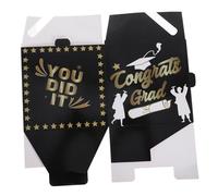 KOCKSHION Graduation Card Box Design for Easy Setup Versatile Message and Ballot Holder for Graduation Parties Weddings Showers Collect Greeting Cards Wishes Decoration
