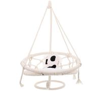 KOCKSHION Hamster Swing Hammock Nest Cotton Rope Beige Small Animal Bed for Sleeping and Resting Suitable for Hamster Sugar Glider