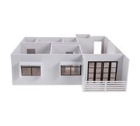 KOCKSHION Indoor Apartment Floor Plan Model Kit 1set Handcrafted Miniature Architecture Model with Detailed Layout for Hobby Building and Home Decoration