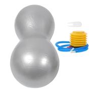 KOCKSHION Inflatable Peanut Yoga Ball with Thickened Pvc Material and Portable Pump, Anti-burst Exercising Balance Ball for Fitness Gym, Pilates, Dance and Body Building