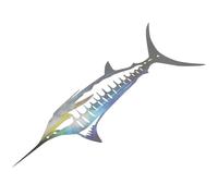 KOCKSHION Iron Versatile Display Wall Hanging Decor Metal Wall Art Sculpture with Vivid Design for Indoor and Outdoor Use Beach Ornament