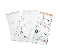 KOCKSHION Kids Growth Chart Wall Hanging Height Measurement for Kids, Canvas Height Chart 20x200cm, Wild Animals Design for Children’s Room and Kindergarten Decor