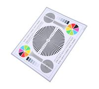 KOCKSHION Lens Test Chart Cctv Focus Testing Tool with Color Wheel Chart for Indoor Outdoor Calibration Precise Lens Alignment Assessment