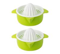 KOCKSHION Manual Fruit Squeezing Tool with Detachable Design and Filter Hole 2pcs Orange Juicer Easy to Clean and Isolates Fruit Residue Efficiently Random Color for Home Use
