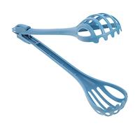 KOCKSHION Multifunctional Egg Whisk and Noodle Clip, Manual Household Egg Stirrer Small Navy Blue Handle, Kitchen Tool for Beating and Grasping Pasta