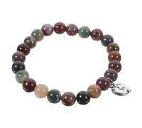 KOCKSHION Natural Agate Beaded Bracelet for Moms Elegant Jewelry for Mother's Day Compact Wrist Accessory Present for Moms Women