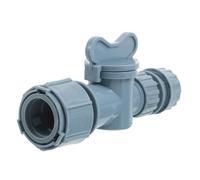 KOCKSHION Outdoor Faucet Splitter 2-Way Water Distributor with Quick Connect Design and Lightweight Abs Material for Garden Hosepipe Tap Connector in Irrigation Systems