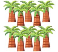 KOCKSHION Palm Tree Modeling Candy Boxes and Attractive Design 10pcs Made of Paper with Easy Assembly for Festive Events and Birthday Parties Hawaiian Party Favor Candy Packaging