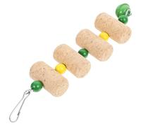 KOCKSHION Parrot Hanging Chew for Birds Made of Sturdy Synthetic Material, Not Easy to Break Or Deform, Foraging to Attract Parrots’ Attention in Birdcages