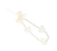 KOCKSHION Pearl Design Phone Lanyard with Detachable Wrist Strap Stylish Lost Chain for Mobile Devices for Keys Bags and Cameras Durable and Convenient Phone Decor