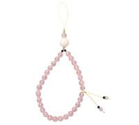 KOCKSHION Pink Crystal Phone Lanyard Wrist Strap with Anti-loss Feature, Decorative Mobile Phone Chain for Id Cards and Cameras, Can Be Hung on Luggage Or Backpack