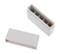 KOCKSHION Plastic Cryovial Organizer for 5 Freezing Tubes 2Ml Capacity Compact 7.2X7X2Cm Resistant to 180°C Suitable for Universities and Scientific Research