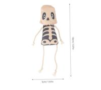 KOCKSHION Plush Skull Catnip for Indoor Cats Pet Chew Plaything Interactive Halloween Plush Keeps Cats Active and Entertained