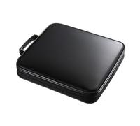 KOCKSHION Portable CD Case with Zipper Large Capacity Disc Storage Bag Plastic DVD Organizer for Outdoor Travel and Home Use Scratch Resistant Dustproof Holder