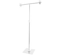 KOCKSHION Portable Construction with Stainless and Plastic Steel Lightweight Mini T-shape Photo Background Stand Multi-purpose for Paper and Pvc Backdrops, for Photo Still Life