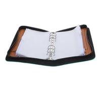 KOCKSHION Portable Pill Pouch Organizer with Zippered Loose-Leaf Compartments Compact Travel Medication Storage Bag for Daily Use and Outdoor Adventures Lightweight Green PU Case