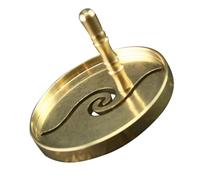 KOCKSHION Pure Copper Incense Pressing Mold for Incense Ash with Unique Hollow Patterns Sturdy Copper Material and Home Use